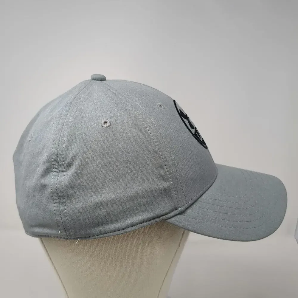 Under Armour Baseball Cap Gray XL Stretch Fit Circular Logo Patch Athletic Hat